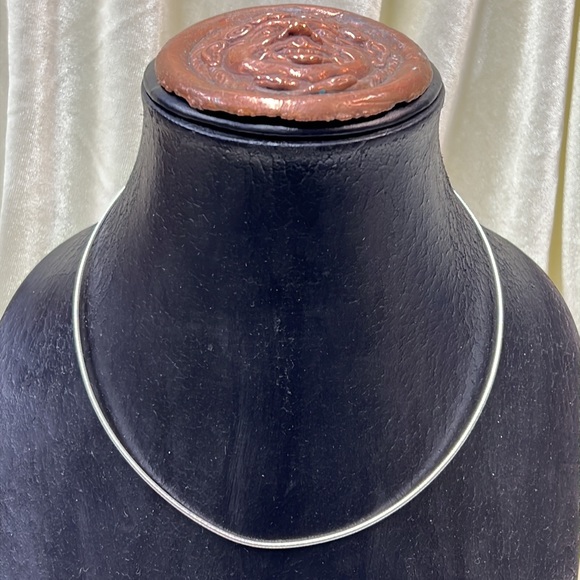 Omega silver round 18 inch signed .925. Vintage - Picture 2 of 6